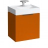 Шкафчик LAUFEN KARTELL с одним ящиком и внутренней полкой, глянцевый оранжевый 4.0755.1.033.635.1