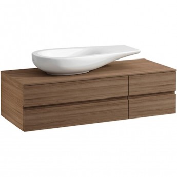 Тумба под раковину LAUFEN IL BAGNO ALESSI ONE c 4 ящиками, 120x33,2x50 см