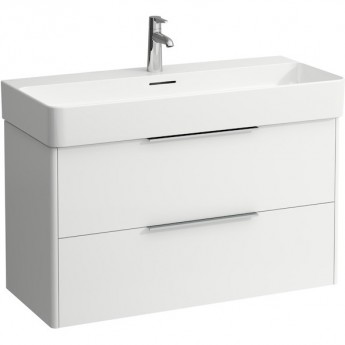 Тумба с раковиной LAUFEN BASE 4.0241.2.110.261.1 белая глянцевая